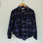 Marvel Wakanda Forever Purple Heavyweight Flannel Black Panther Superhero Jacket Photo 8