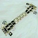 Cute Bracelet Watchband for Applewatch 42 /44/45mm Black Photo 0