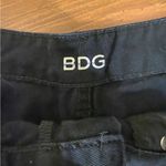 BDG  Urban Outfitters Black Floral Embroidered Fray Shorts Sz26 Drew High Rise Photo 6