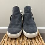 Steve Madden Caliber Gray Leather Faux Fur Lined Wedge Sneaker 9.5 Photo 4