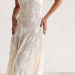 House Of CB HOUSE‎ OF CB 'Seren' Vintage Cream Floral Lace Back Maxi Dress NWOT size XL A-C Photo 0