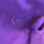 Karin Stevens Purple waterfall Neck Dress Photo 10