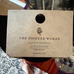 The Pioneer Woman Gold and Turquoise Necklace with Beaded Charm Photo 3