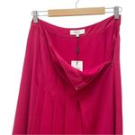 Reiss NWT Cleona Box Pleat Midi Skirt Magenta Red Pleated Women’s Size 6 NEW Photo 6
