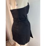 White Fox Boutique White Fox Little Black Strapless Mini Dress in Size L. Photo 2