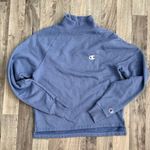Champion  mock neck dusty blue sweatshirt Photo 0
