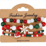 ๐๐๐BOGOHO ๐๐๐Festive Beaded Charm Bracelet Set Photo 0