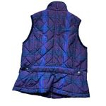 Lauren Ralph Lauren Plaid Puffer‎ Vest Purple Size Medium Zip Flaws See Photo Photo 6