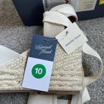 Universal Threads Universal Thread Memory Foam Ankle Wrap Wedge Heel Photo 4