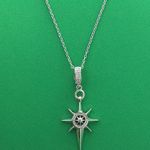 Star Pendant Necklace for Men Women Streetwear Hip Hop Punk Unisex Necklace Silver Photo 0