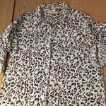 Victoria's Secret  Animal Print Pajama Gown 3/4” or Long Sleeves Size Large Photo 2