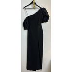 Likely  Natasha One-Shoulder Puff Sleeve Gown in Black Size US 0 Photo 5