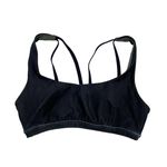 JoyLab  Dark Green & Black Snakeskin Reptile Print Strappy Sports Bra Size XS Photo 0