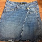 Maje  Asymetrical Blue Denim Mini Skirt Size 34 Photo 1