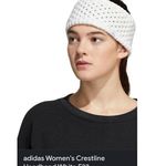 Adidas Fleece Lined Crestline Bandana White Crochet Adult Women's Fit New Photo 0