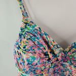 Kenneth Cole  M Multi-Color Tankini Swim Top Photo 1