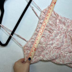Princess Polly  Ivy Hollow Pink Floral Ruched Mini Dress Spaghetti Straps Size 6 Photo 10