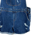 City Chic Short Ripped Overalls Dark Denim Shorterall Plus Size 18 Photo 5