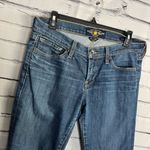 Lucky Brand Blue Charlie Ankle Straight Leg Jeans SZ 8/29 High Waist Med Wash Photo 2
