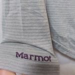 Marmot  Gray Stripe Outdoor Activewear Long Sleeve Top Size Small Photo 6