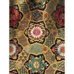 Pretty Little Thing  Brocade Mini Skirt Metallic Floral Zipper Gold Size 10 NWT Photo 8