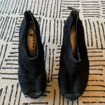 Libby Edelman  Suede Slouch Heels Black 9.5 Photo 1