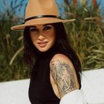 Women's Felt Panama Hats Classic Wide Brim with Belt Buckle (M Photo 2