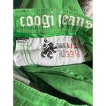 COOGI embroidered shorts green denim size 1/2 Photo 3