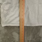 Lululemon  White Cropped T Shirt Short Sleeve Women's 12 Speckled Boxy Oversized Photo 5