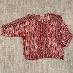 Liverpool coral ikat blouse sz L Photo 1