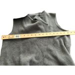 Angel Apparel Women Gray Striped‎ Duster Vest Shawl Collar Pockets Size S Photo 2