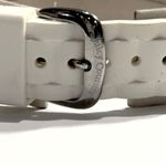 Juicy Couture White Rubber Band Crystal Encrusted Dial Watch Photo 4