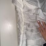 BHLDN  Strapless White Layered Dress a line size 10 Photo 4