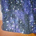 PINK - Victoria's Secret PINK S Galaxy Mesh Strapless Top in Purple Black Photo 8