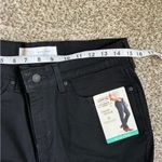 Levi's Signature by Levi Strauss Black Mid Rise Straight Simply Stretch Denim Jeans 32 Photo 11