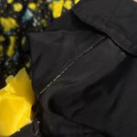 RODARTE Yellow Rose Print Appliquéd Printed Silk Crepe De Chine Maxi Dress Size 2 Photo 8