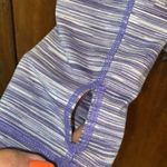 Zella  athletic jacket purple white medium stretch‎ zippered pockets Photo 3