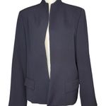 Austin Reed Navy Women’s Suit Jacket 100% Worsted Wool Size 16 Vintage Blue Photo 0