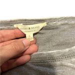 Lucky Brand  Floral Embroidered Sweatshirt
Top Gray Long Sleeve Distressed small Photo 5