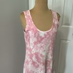 Love Shack Fancy  Citra Tie Dye Tank Dress Millennial Pink Hand Dye Photo 6