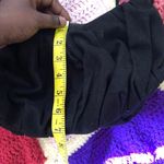 Old Navy Y2K Vintage Gothic Black ruched canvas shoulder hand baguette bag purse braided faux leather strap Photo 4