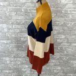 Dressbarn Colorblock Mockneck Sweater Yellow Size undefined Photo 2