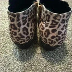 Soda  Women's Round Toe Western Ankle Bootie Cheeta Print Booties Photo 3