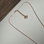 Kendra Scott  Mabel Rose Gold Tone & Druzy Necklace Adjustable Length 15 - 17 In Photo 2