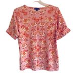Karen Scott  Plus‎ Size Elephant Print Cuffed Elbow Women’s Shirt Size 1X Photo 6