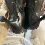 BCBGirls Elegant Black Leather Ankle Boots Photo 2