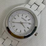 DKNY  women watch 31mm white silver tone ny4925 Quartz analog WR 7” running Photo 1