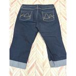 NY and Company Curvy Skinny Crop Jeans Dark Wash Women's 14 Large NYC Capri Blue Photo 2