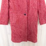 IRO Womens Irina Trench Coat Size 36 US 4 Red Wool Alpaca Longline Chic Parisian Photo 5