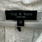 Rag and Bone APRIL EYELET BUTTON COLLAR DOWN WHITE SLEEVELESS TOP XS Photo 10